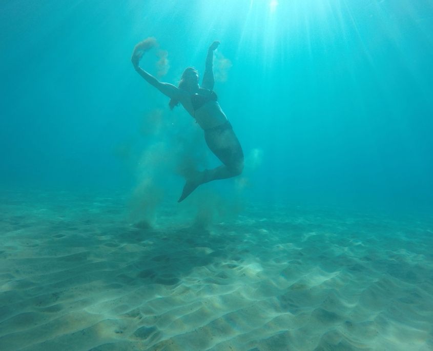 Floating Mermaid With Sand